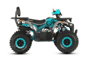 Quad Barton Raptor 125 niebieski bok