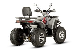 Quad Barton Raze 200 czerwony tył skos