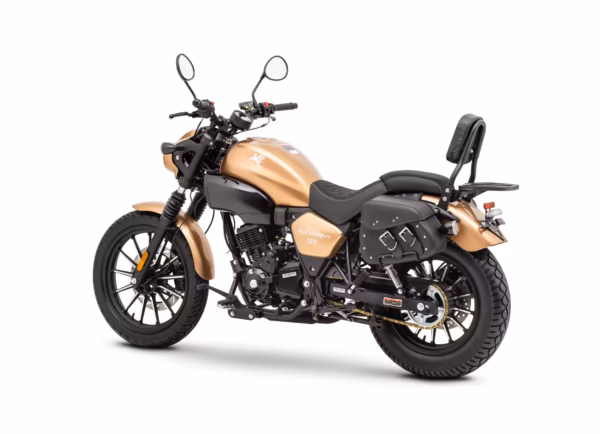 Motocykl Romet Soft 125 Brązowy bok