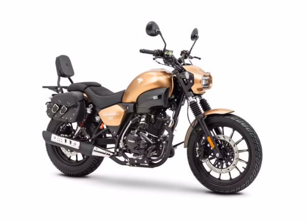 Motocykl Romet Soft 125 brązowy